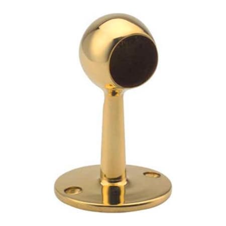 Lavi Industries Lavi Industries, Ball End Post, for 1" Tubing, Polished Brass 00-330/1